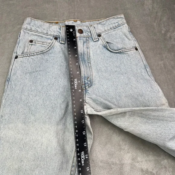 VTG Levis 560 Jeans Women 14 Blue Loose Fit Straight Leg Orange Tab Made in USA - Picture 7 of 10